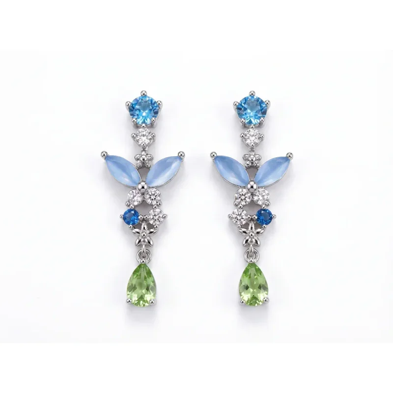 Light Luxury Zircon Stud Earrings Wholesale - image 1