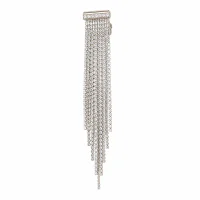Women's Non-Pierced Tassel Gold Ear Clips