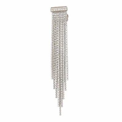Women's Non-Pierced Tassel Gold Ear Clips