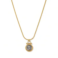 Roman Coin Pendant Necklace