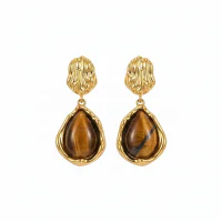Maillard Tigereye Stud Earrings