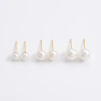 6mm Natural Freshwater Pearl S925 Sterling Silver Ear Studs