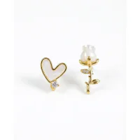 Wholesale Retro Pearl Tassel Non-Pierced Ear Clips