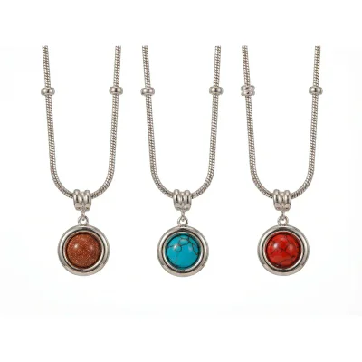 Coffee Gold Zodiac Cat's Eye Snake Chain Necklace