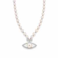 Manta Rose Saturn Zircon Necklace