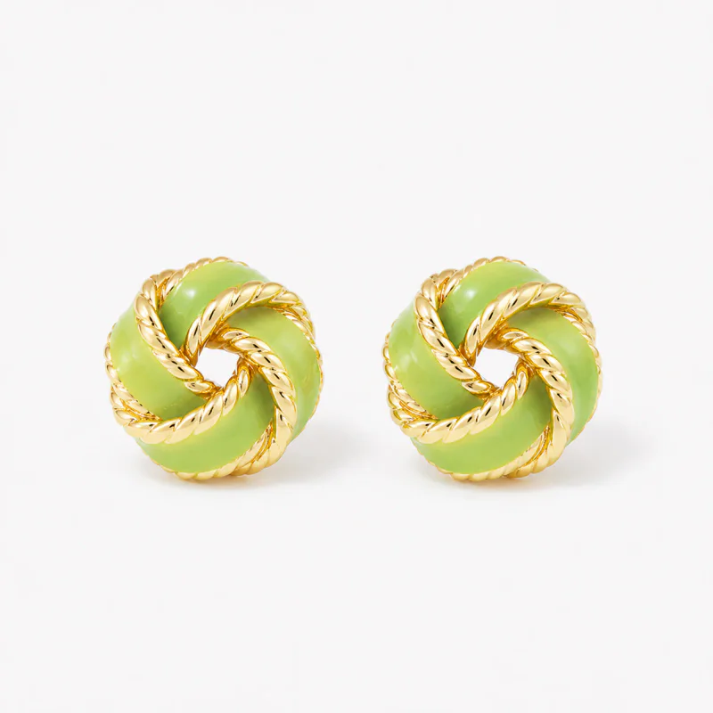 Mint Mambo Mint Green Korean Earrings - image 1
